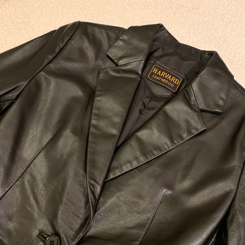 Leather Blazer